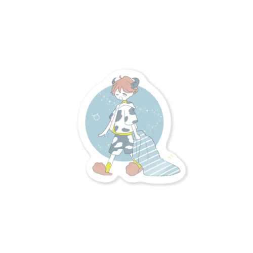 おうし座の男の子 Sticker