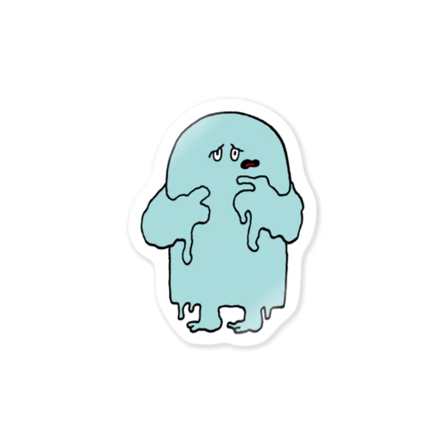 とけかけアイスくん Sticker