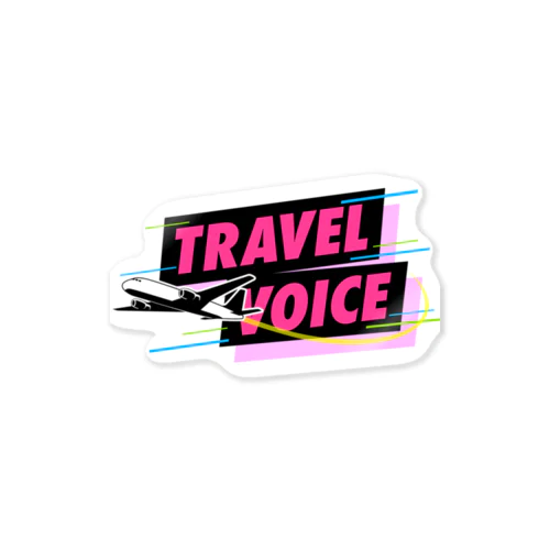 Travel Voice オフィシャルロゴ ステッカー