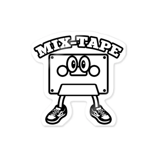 cassettetape_boy Sticker