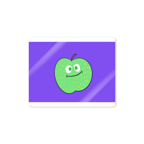 “Good Mood” Green Apple ステッカー