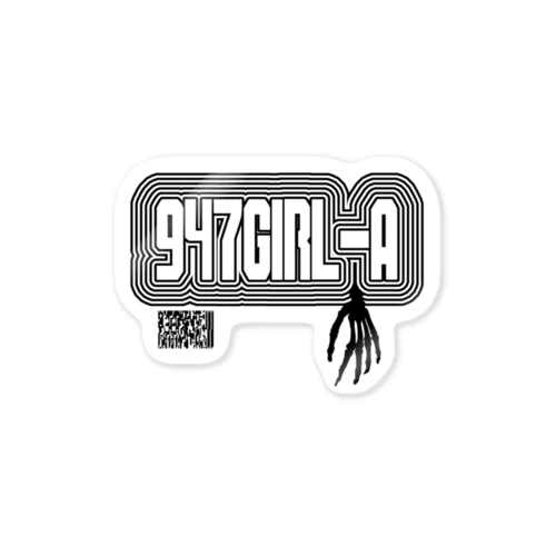 947GIRL-A type-B Sticker