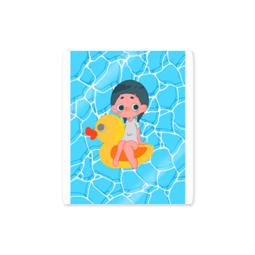 あの夏のアヒル Sticker