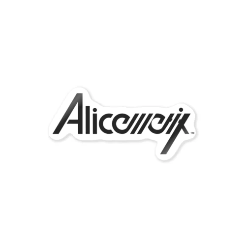 Alicemetix Big Logo Sticker