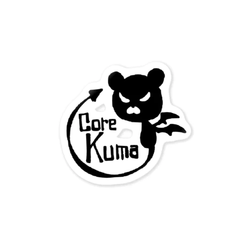 Core Kuma　ロゴ ステッカー