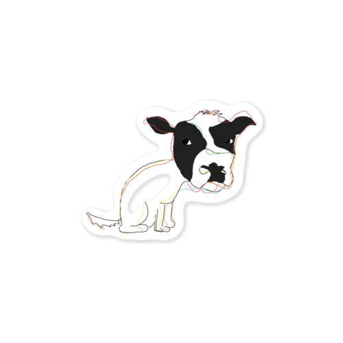 牛犬くん Sticker