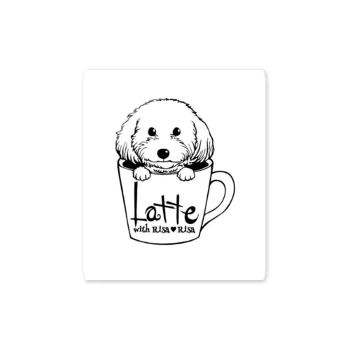 latte with RisaRisa Sticker