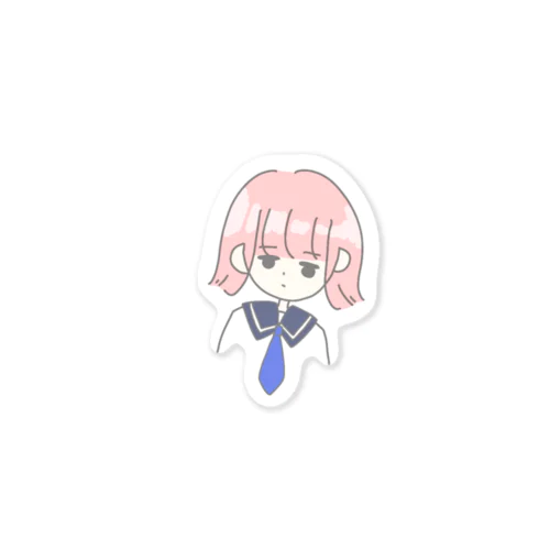 女の子A Sticker