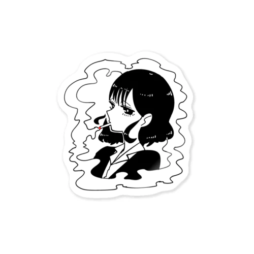 屋上のお姉さん Sticker