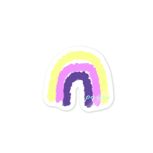 yellow_Rainbow Sticker