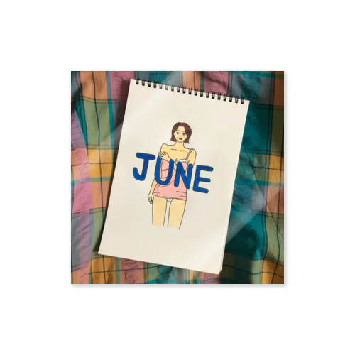 June ステッカー