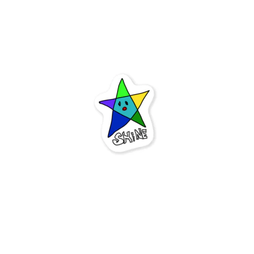 Shine星シンプル Sticker
