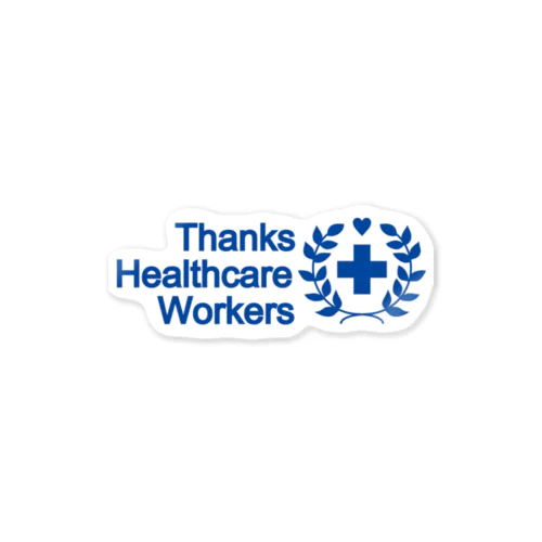 Thanks Healthcare Workers Sticker