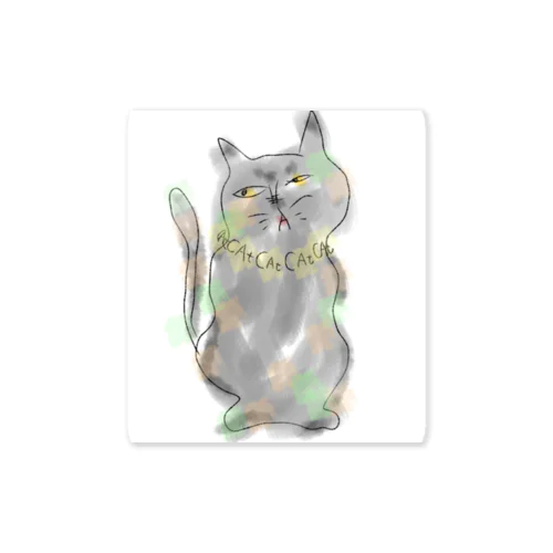 cat※necklace Sticker