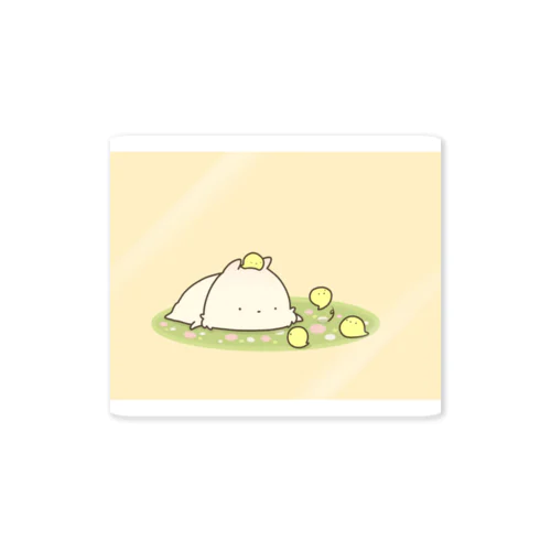 よいぬーほのぼの。 Sticker