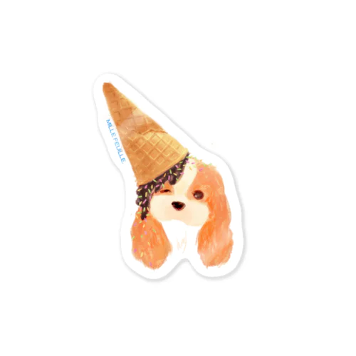 シュガーコーン犬 Sticker