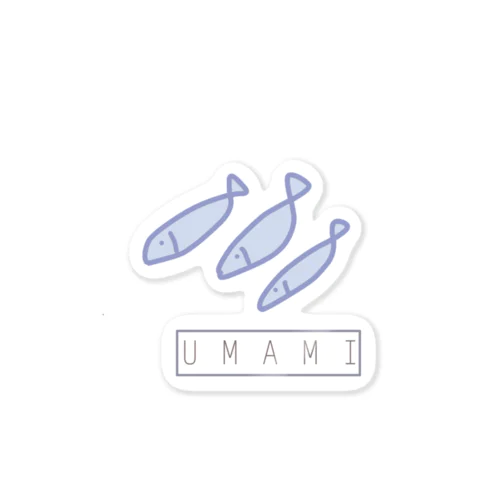 UMAMI 良いお出汁でてます ステッカー