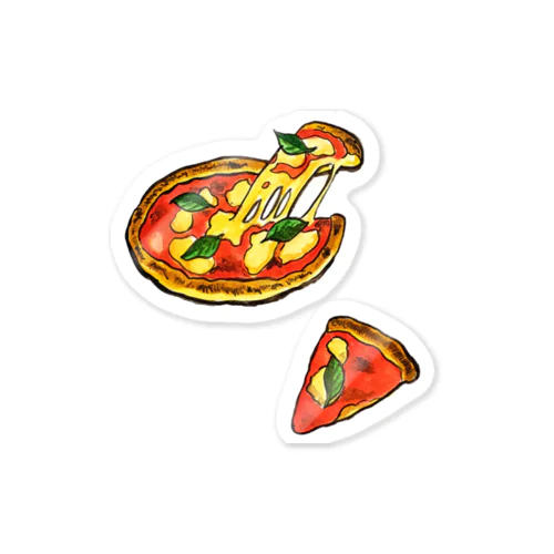 PIZZA ステッカー