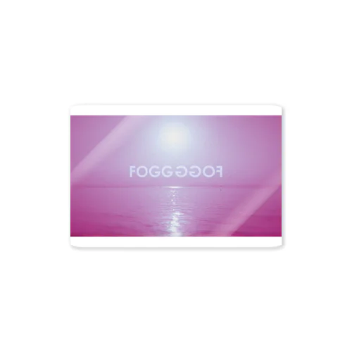 FOGGFOGG shopname Sticker
