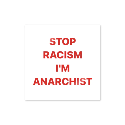 ANARCHISM ステッカー