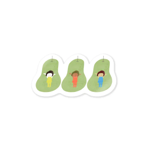 洋梨　inside girls Sticker