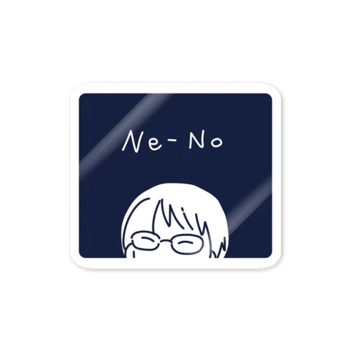 ne-no君ステッカー（真四角） Sticker