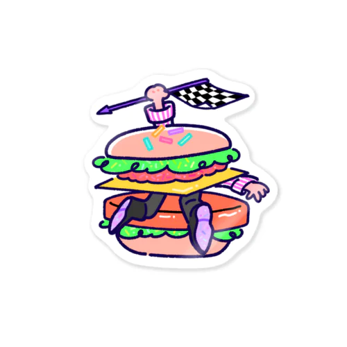 BURGER Sticker