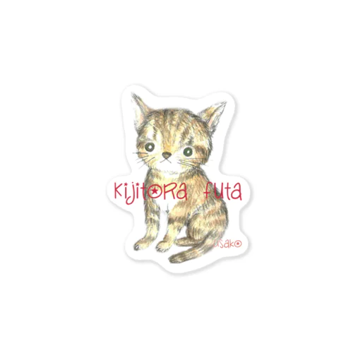 Kijitora Futa Sticker