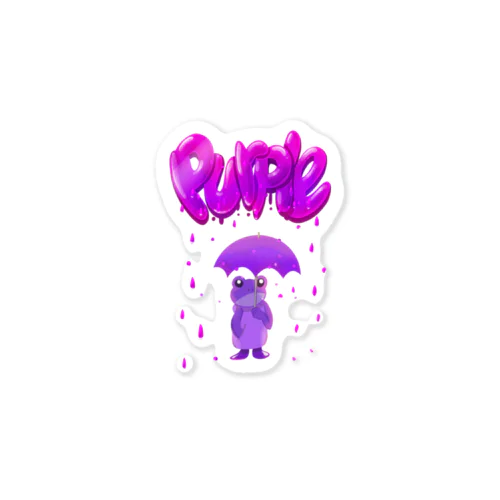 Purple rain パープルレイン 172 ステッカー