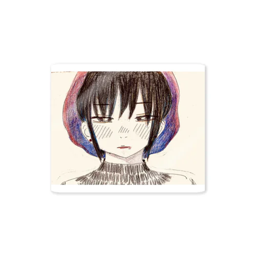 アンニュイな女の子 Sticker