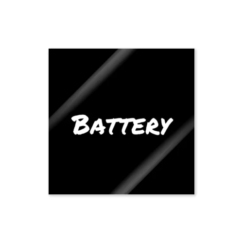Battery sticker ステッカー