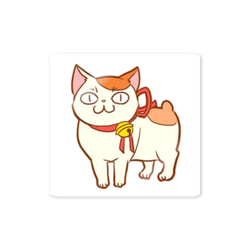 三毛猫ちょろのサコッシュ Sticker