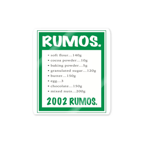 RUMOS. ステッカー