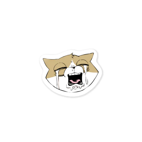 ギャン泣き犬人 Sticker