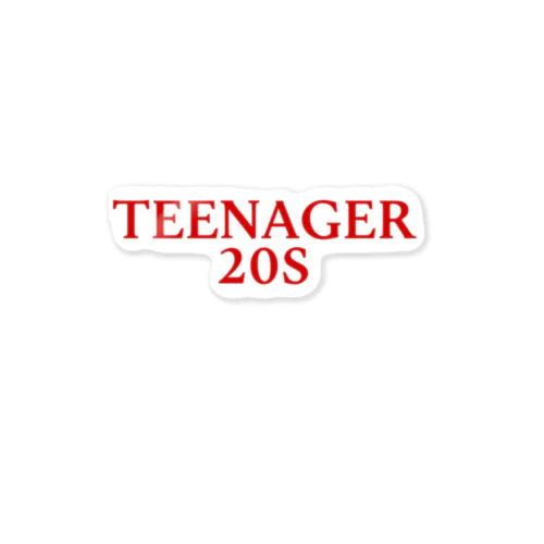 TEENAGER20s（HOSOIMOJI） Sticker