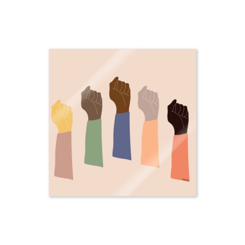 Black Lives Matter illustration Sticker