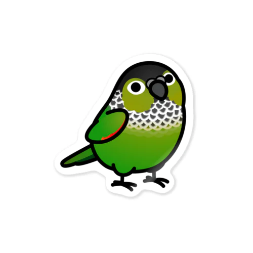 Chubby Bird イワウロコインコ Sticker