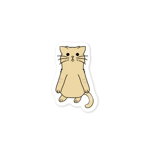 くろめのねこ Sticker