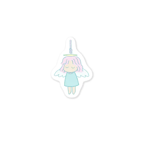 首吊り天使ちゃん Sticker