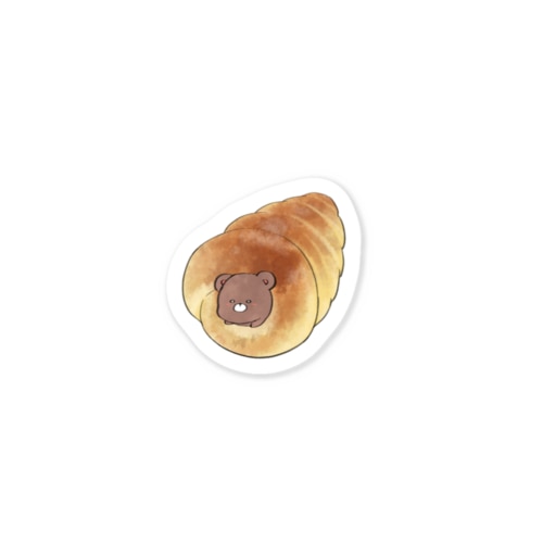 くまのチョココロネ Sticker
