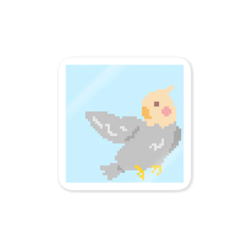 ドット絵オカメインコ Sticker