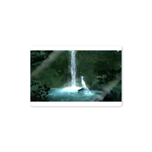 Purification Waterfall "浄化の滝" Sticker