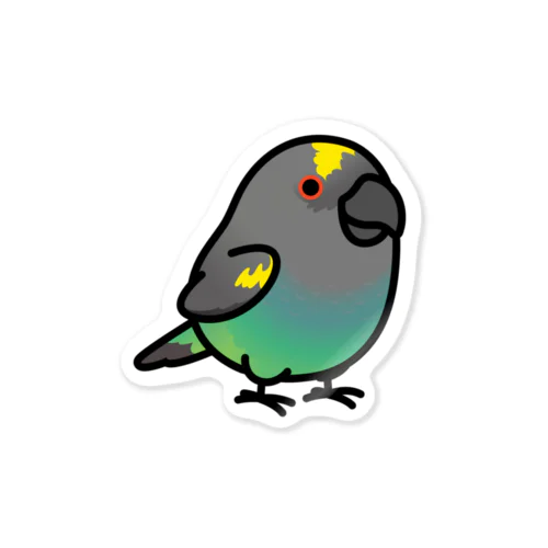 Chubby Bird ムラクモインコ Sticker