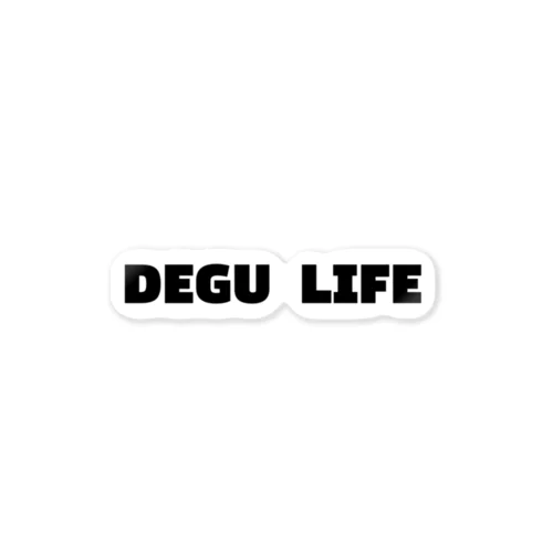 DEGU LIFE✰008　デグー ステッカー