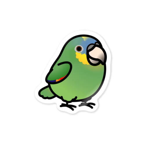 Chubby Bird キソデボウシインコ ステッカー