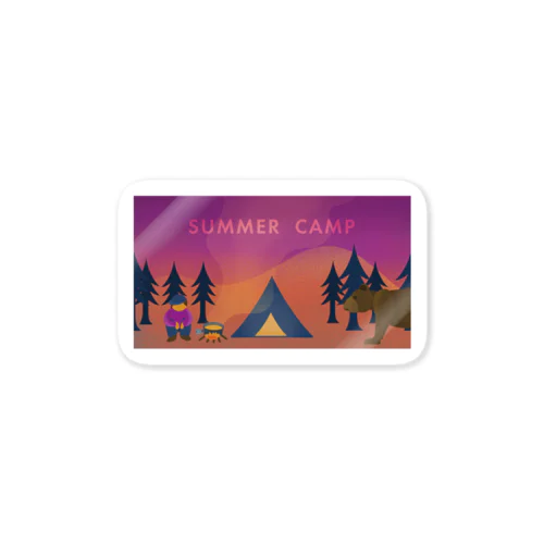 SUMMER CAMP サマーキャンプ 189 Sticker