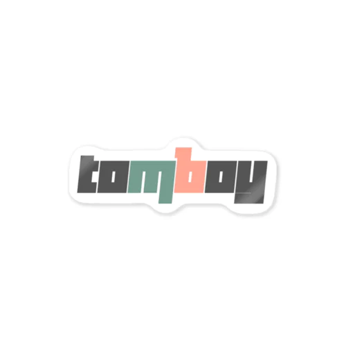 Tomboy フォントロゴ Sticker