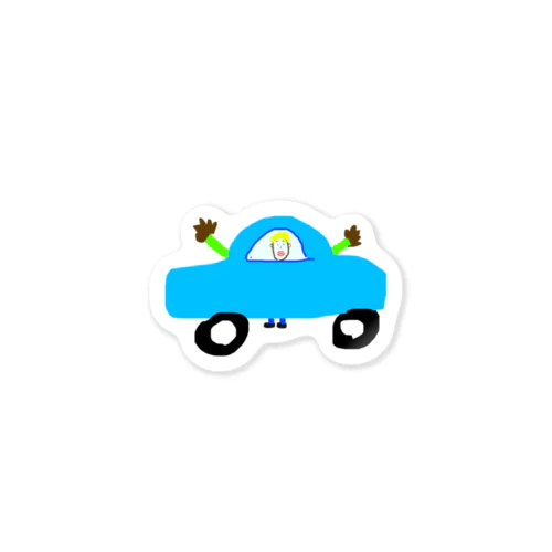 TARAKO(車と人) Sticker