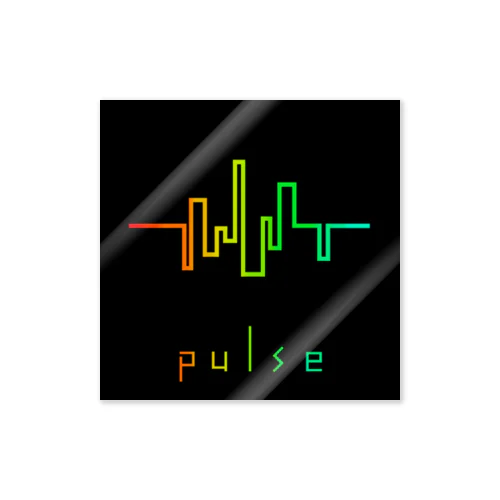 pulse (color①) Sticker