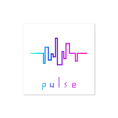 pulse (color②) Sticker